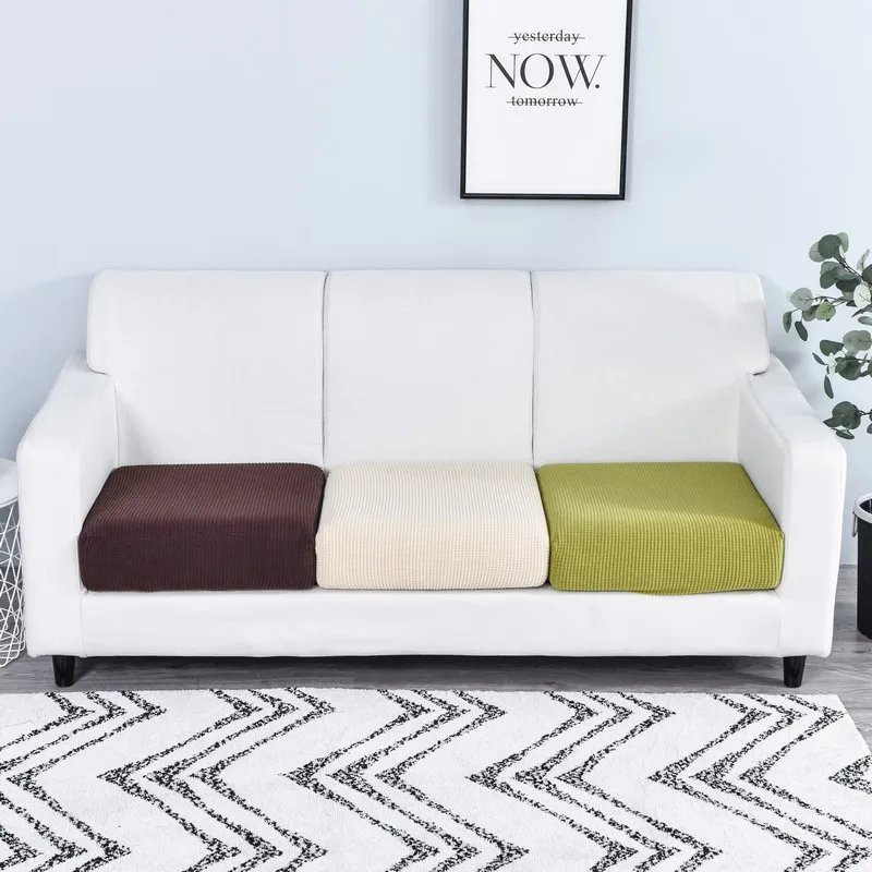 Polar Fleece Sofa Seat Cushion Cover Elastic Sofa Covers for Living Room Pet Kids Mat Chair Cover Furniture Protector 10 Sizes