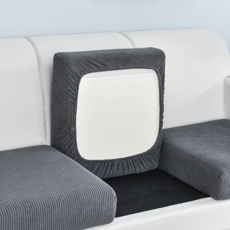 Polar Fleece Sofa Seat Cushion Cover Elastic Sofa Covers for Living Room Pet Kids Mat Chair Cover Furniture Protector 10 Sizes