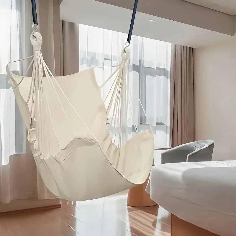 1PC Outdoor Rocking Chair Leisure Canvas Swing Chair Fabric Hammock Dormitory Portable Folding Hanging Chairs Outdoor Furniture