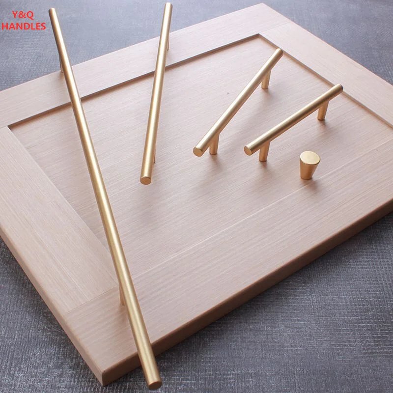 Handles Drawer Cabinet Furniture Kitchen Handles for Cabinet Knob Door Drawer Furniture Kitchen Pearl Golden Simplicity Hardware - Image 4