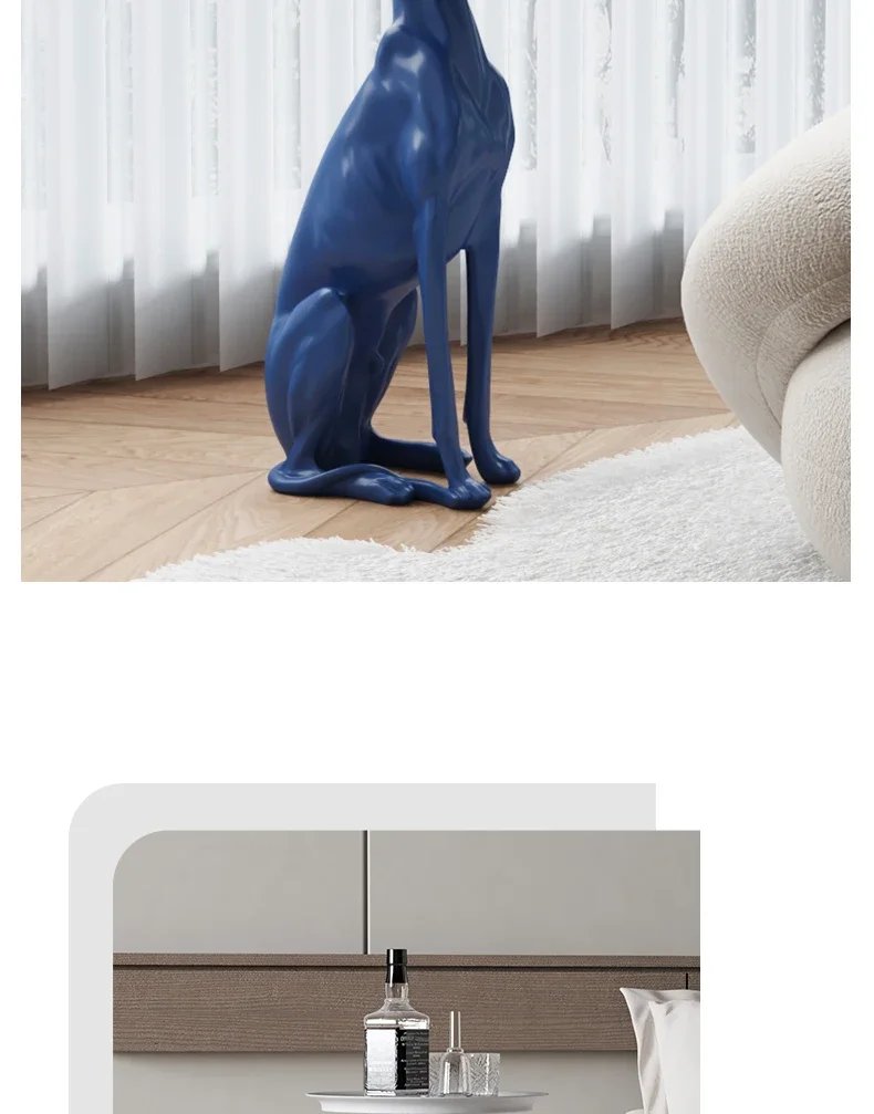 Modern Interior Designer Furniture, Dog Statue Sculpture, Coffee Table, Living Room Decoration, Side Table, Corner Table