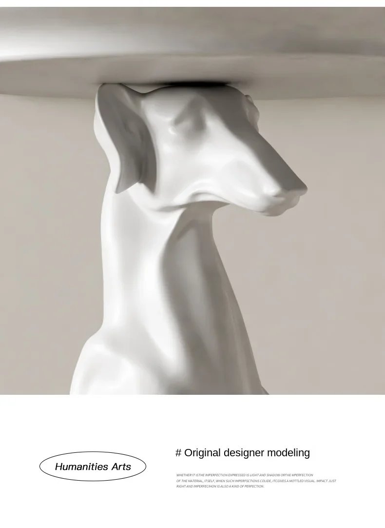Modern Interior Designer Furniture, Dog Statue Sculpture, Coffee Table, Living Room Decoration, Side Table, Corner Table