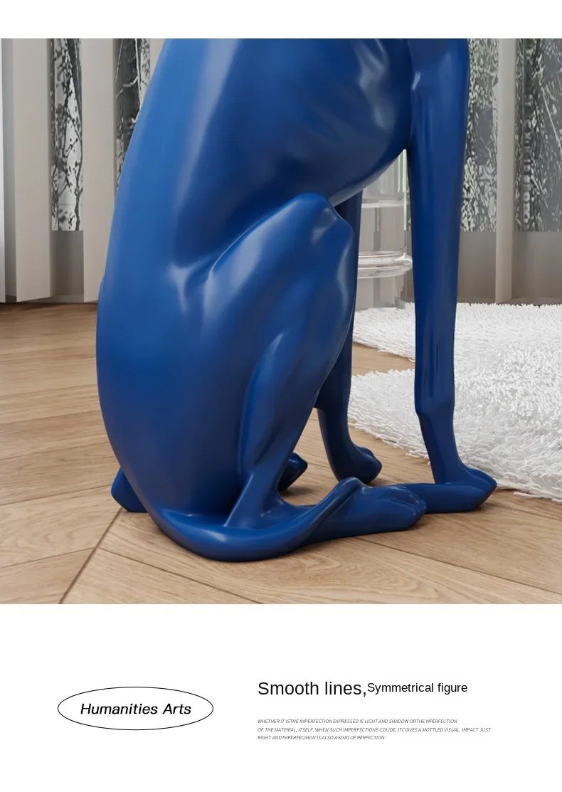 Modern Interior Designer Furniture, Dog Statue Sculpture, Coffee Table, Living Room Decoration, Side Table, Corner Table