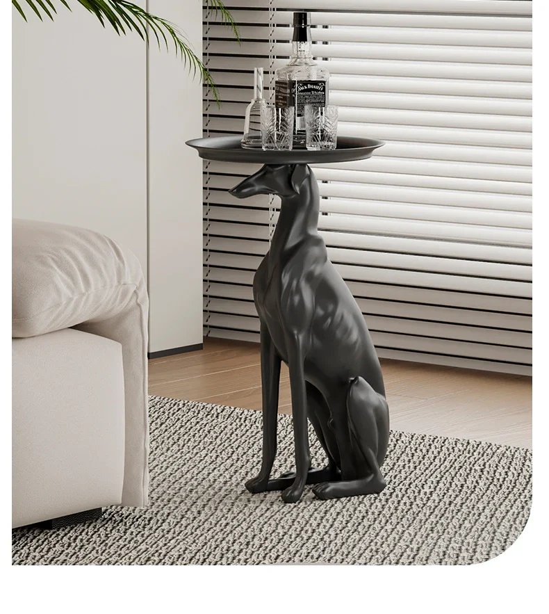 Modern Interior Designer Furniture, Dog Statue Sculpture, Coffee Table, Living Room Decoration, Side Table, Corner Table
