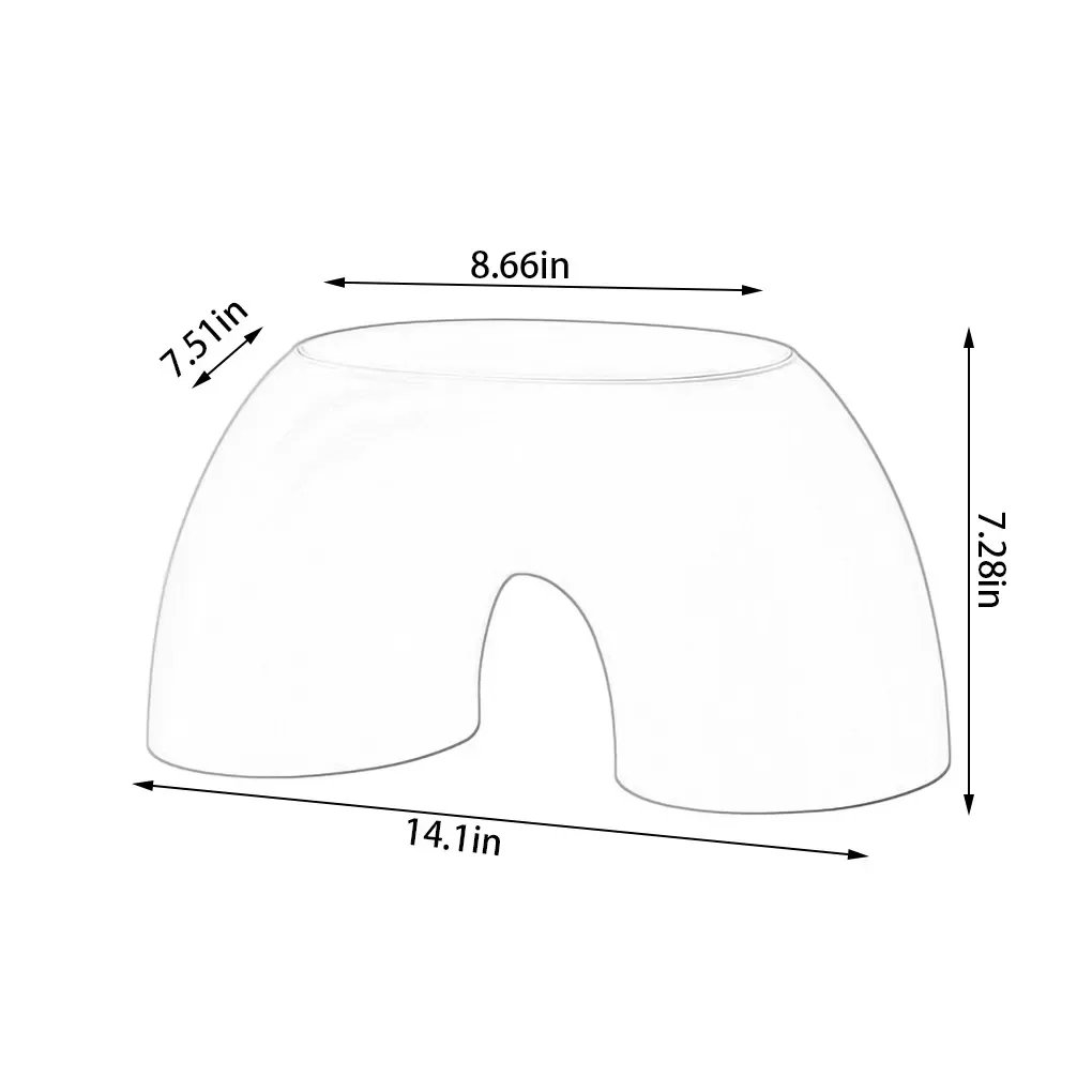 Stool Plastic Rainbow Shape Footstool Safety Kids Step Stool Seat For Living Room Indoor Furniture Children'S Stool Toy - Image 3