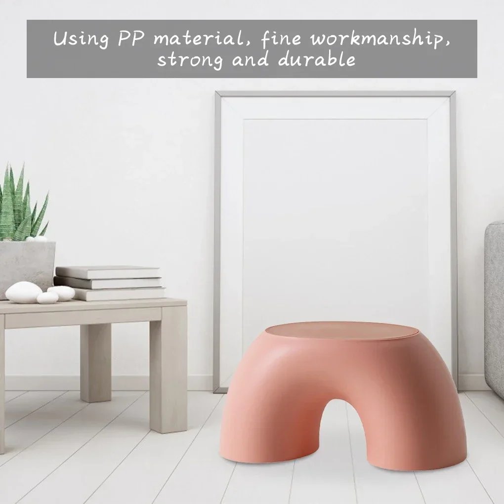 Stool Plastic Rainbow Shape Footstool Safety Kids Step Stool Seat For Living Room Indoor Furniture Children'S Stool Toy Stool Plastic Rainbow Shape Footstool Safety Kids Step Stool Seat For Living Room Indoor Furniture Children'S Stool Toy