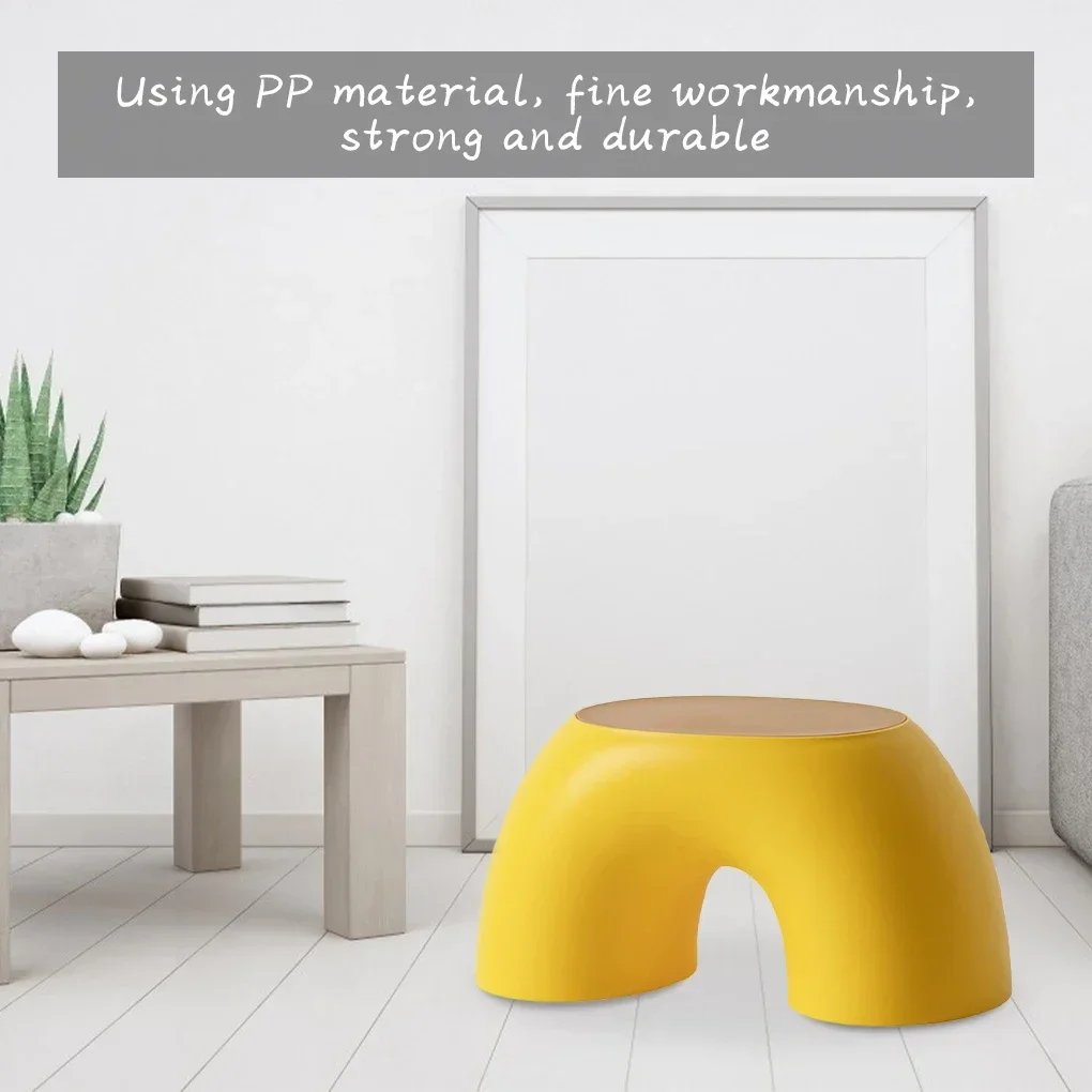 Stool Plastic Rainbow Shape Footstool Safety Kids Step Stool Seat For Living Room Indoor Furniture Children'S Stool Toy Stool Plastic Rainbow Shape Footstool Safety Kids Step Stool Seat For Living Room Indoor Furniture Children'S Stool Toy