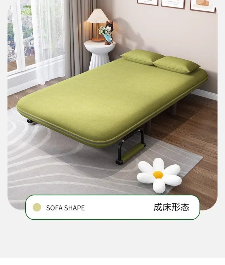 Home Furniture Modern Simple Foldable Sofa Bed New Multi-functional Internet Celebrity Living Room Double Push Retractable Sofa