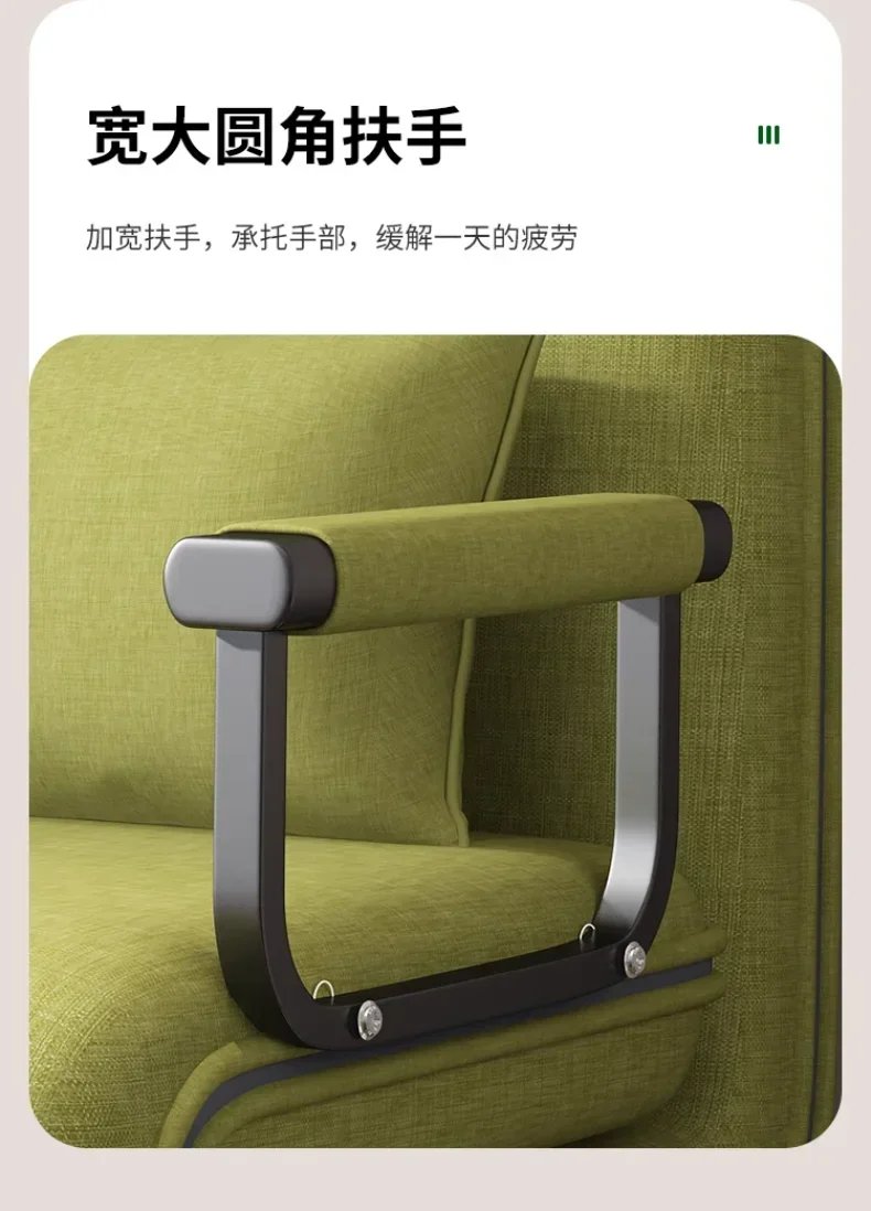 Home Furniture Modern Simple Foldable Sofa Bed New Multi-functional Internet Celebrity Living Room Double Push Retractable Sofa