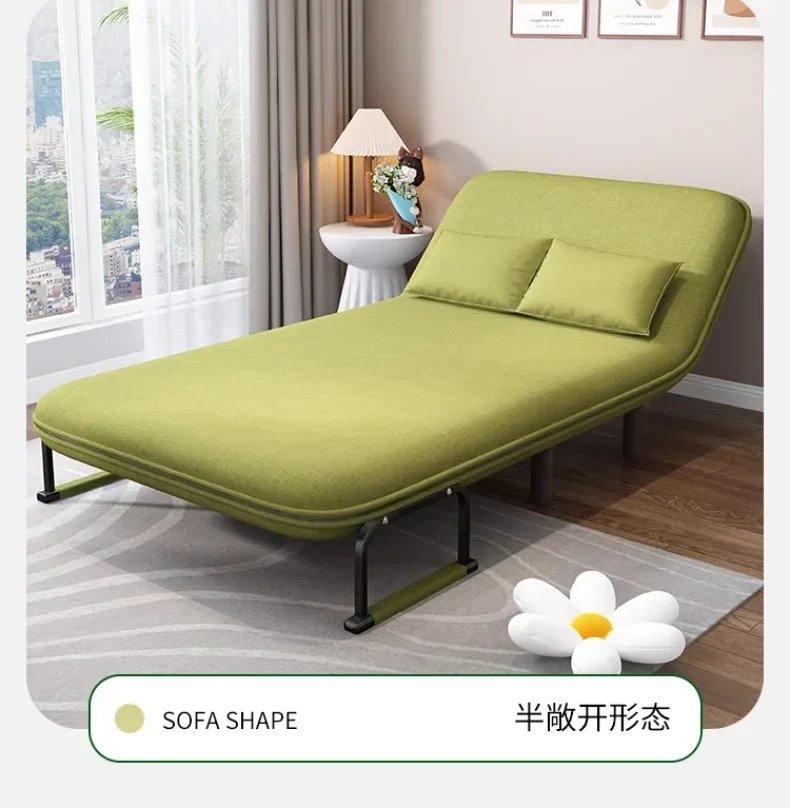 Home Furniture Modern Simple Foldable Sofa Bed New Multi-functional Internet Celebrity Living Room Double Push Retractable Sofa