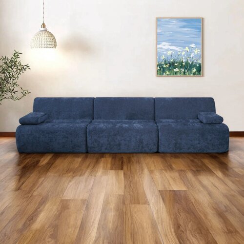 Italian Minimalist Home Furniture Living Room Sofas Vacuum Compression Modular Sofa In a Box Sectional Corduroy Boneless Couch