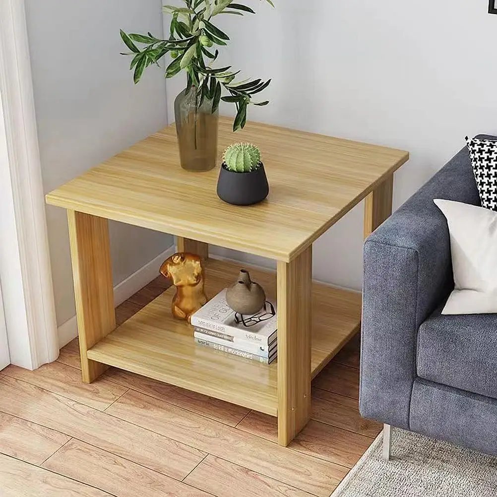 Simple Bedside table Solid Wood Nightstands Double-Layer Night table Living Room Sofa Side Table Modern Home Bedroom furniture Simple Bedside table Solid Wood Nightstands Double-Layer Night table Living Room Sofa Side Table Modern Home Bedroom furniture