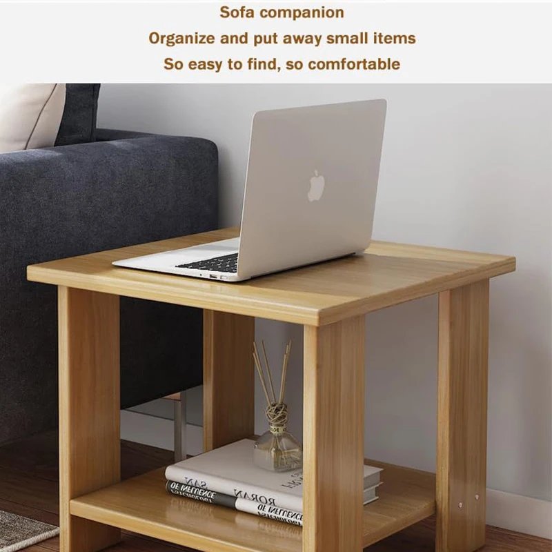 Simple Bedside table Solid Wood Nightstands Double-Layer Night table Living Room Sofa Side Table Modern Home Bedroom furniture Simple Bedside table Solid Wood Nightstands Double-Layer Night table Living Room Sofa Side Table Modern Home Bedroom furniture