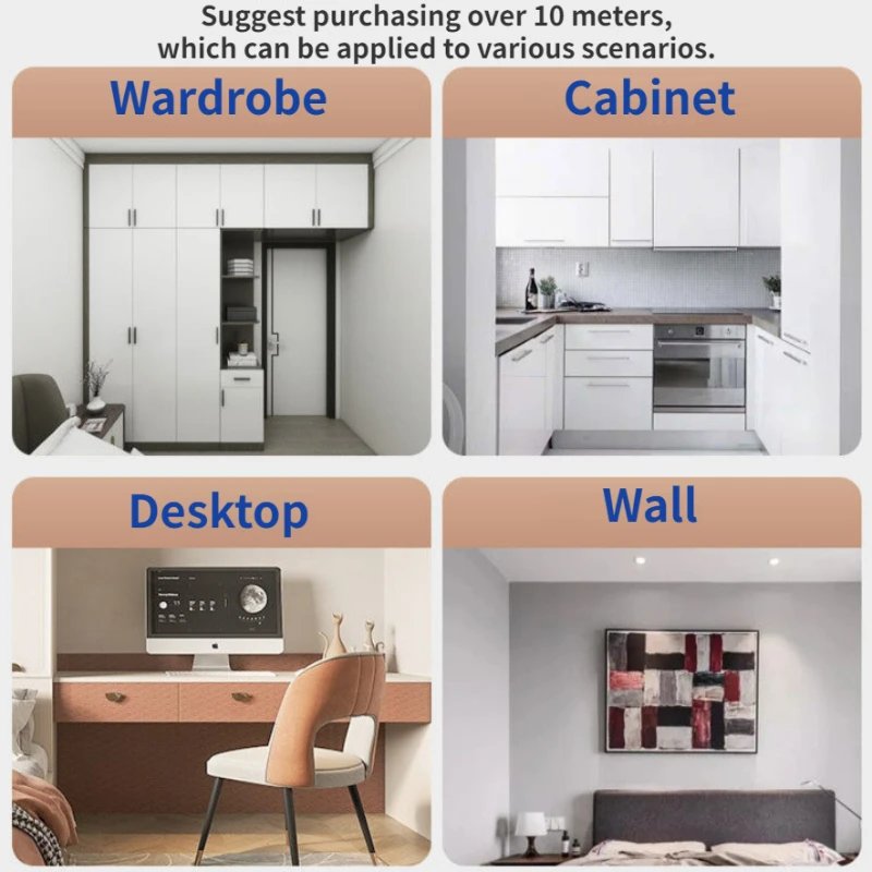 Kitchen Cabinet Self-adhesive Wallpaper Waterproof Oil-proof Thickened Desktop Door Furniture Wall Stickers Formaldehyde-free - Image 6