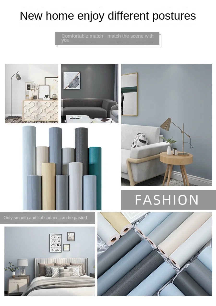 Kitchen Cabinet Self-adhesive Wallpaper Waterproof Oil-proof Thickened Desktop Door Furniture Wall Stickers Formaldehyde-free