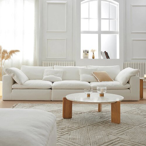 Italian Minimalist Luxury Home Furniture Sectional Modular Sofas for Living Room Compression Sofa In a Box High-end Cloud Couch