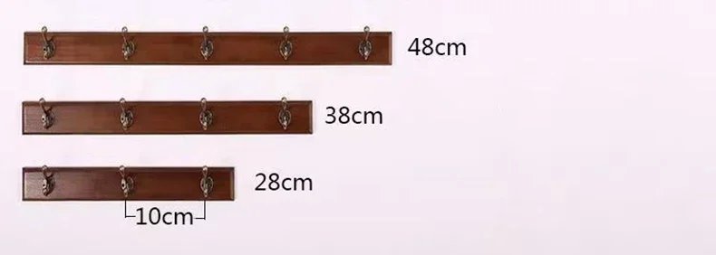 Wall Mounted Solid Wood Coat Rack with Hooks Space Saving Closet Organizer for Hats Jackets Entrance Hallway Decor Furniture Wall Mounted Solid Wood Coat Rack with Hooks Space Saving Closet Organizer for Hats Jackets Entrance Hallway Decor Furniture