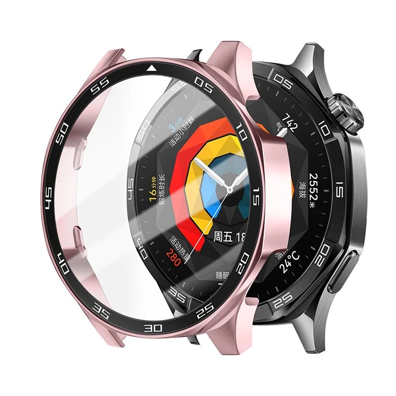 PC Case For HUAWEI Watch GT4 5 Full Coverage 46MM Protective Cover Bumper Shell Screen Protector For Huawei Watch GT5 Pro