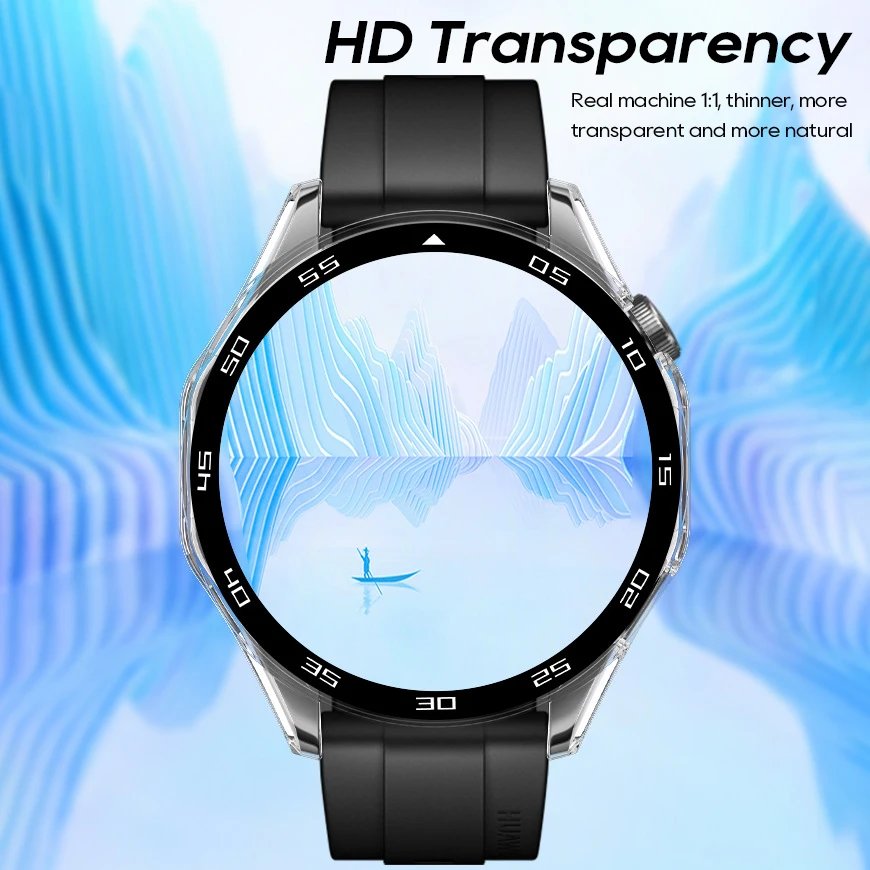 PC Case For HUAWEI Watch GT4 5 Full Coverage 46MM Protective Cover Bumper Shell Screen Protector For Huawei Watch GT5 Pro