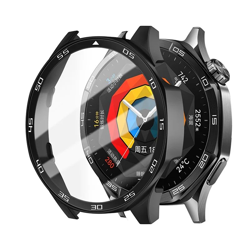 PC Case For HUAWEI Watch GT4 5 Full Coverage 46MM Protective Cover Bumper Shell Screen Protector For Huawei Watch GT5 Pro