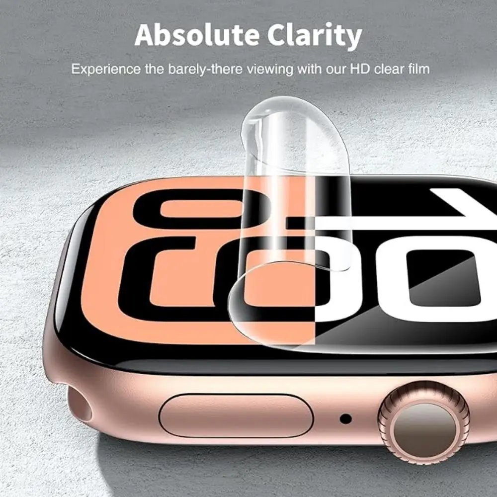 5PCS Hydrogel Film for Apple Watch Ultra 3 2 49MM 7 8 9 41 45MM S10 11 42 46MM Screen Protector Apple Watch 1 6 SE 40 44 42 38MM