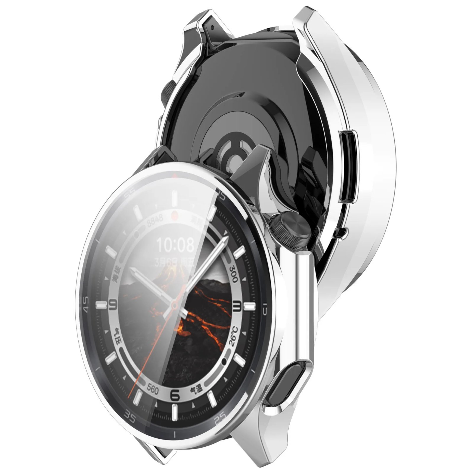 Tempered Glass+PC Cover For Oppo Watch X2 Case Soft TPU All-Around Screen Protector Watch Cases For Oneplus Watch 3 Accessories