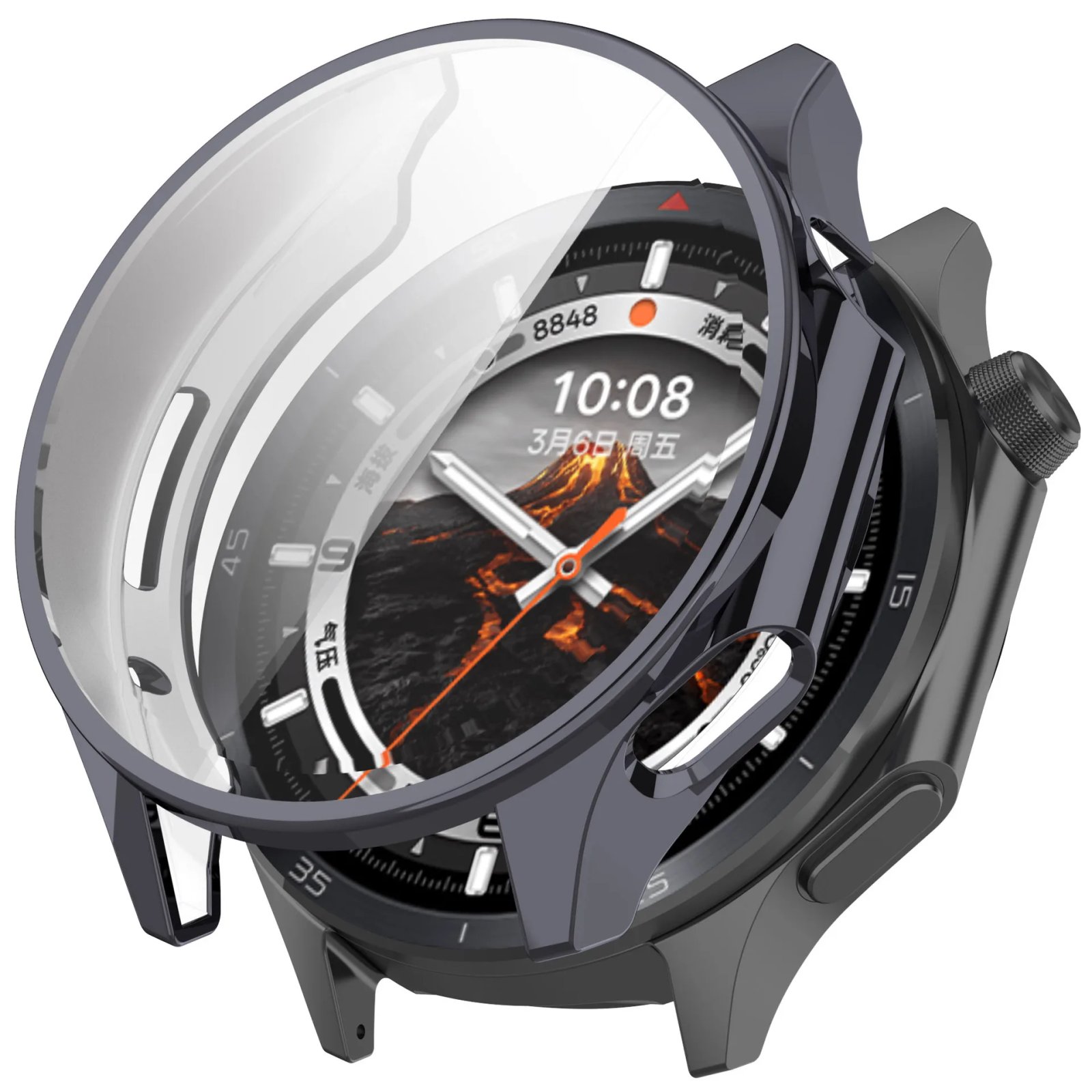 Tempered Glass+PC Cover For Oppo Watch X2 Case Soft TPU All-Around Screen Protector Watch Cases For Oneplus Watch 3 Accessories