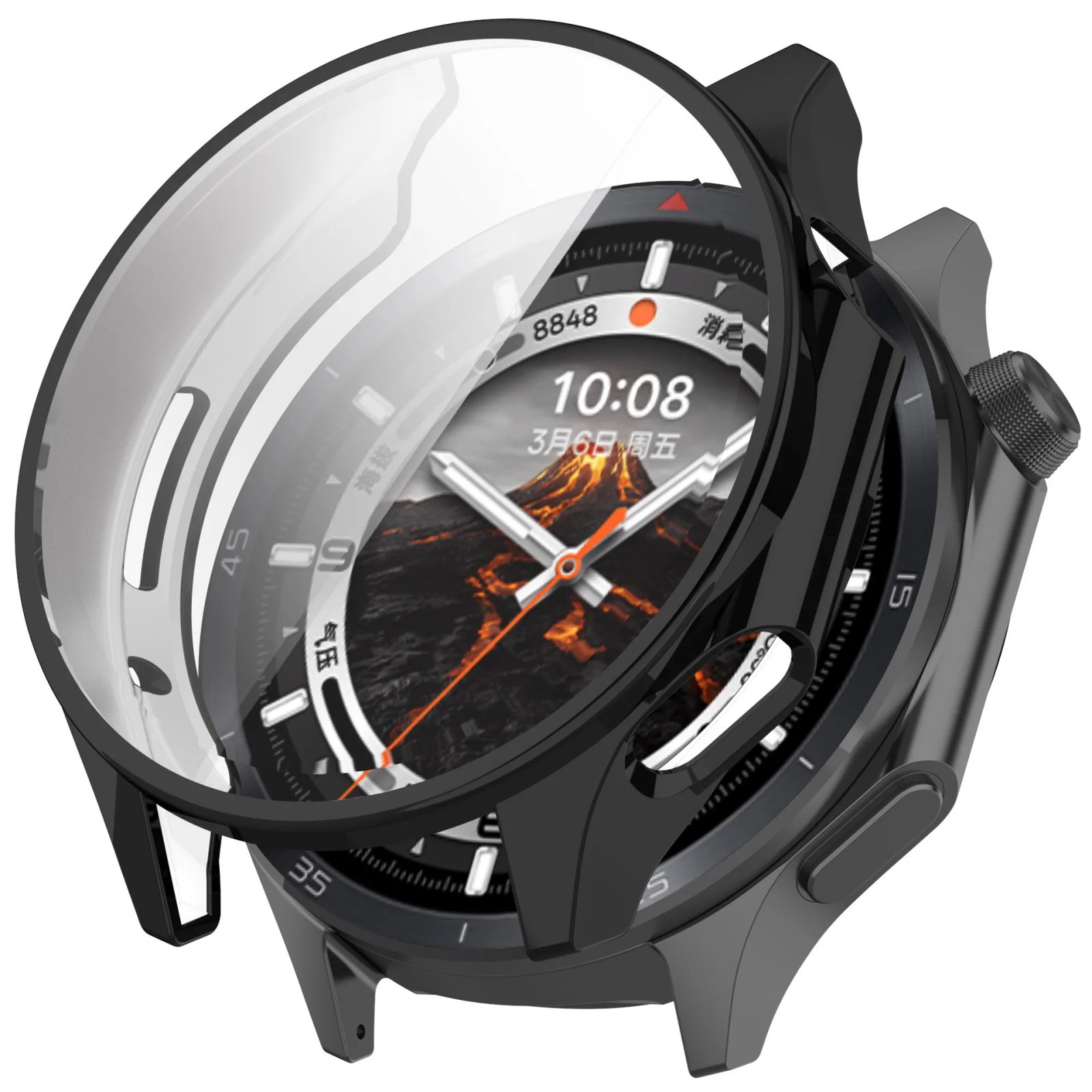 Tempered Glass+PC Cover For Oppo Watch X2 Case Soft TPU All-Around Screen Protector Watch Cases For Oneplus Watch 3 Accessories