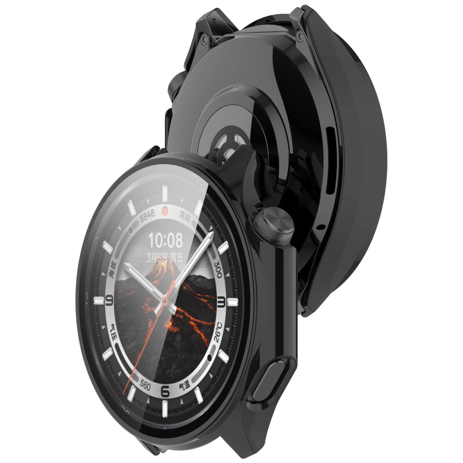 Tempered Glass+PC Cover For Oppo Watch X2 Case Soft TPU All-Around Screen Protector Watch Cases For Oneplus Watch 3 Accessories