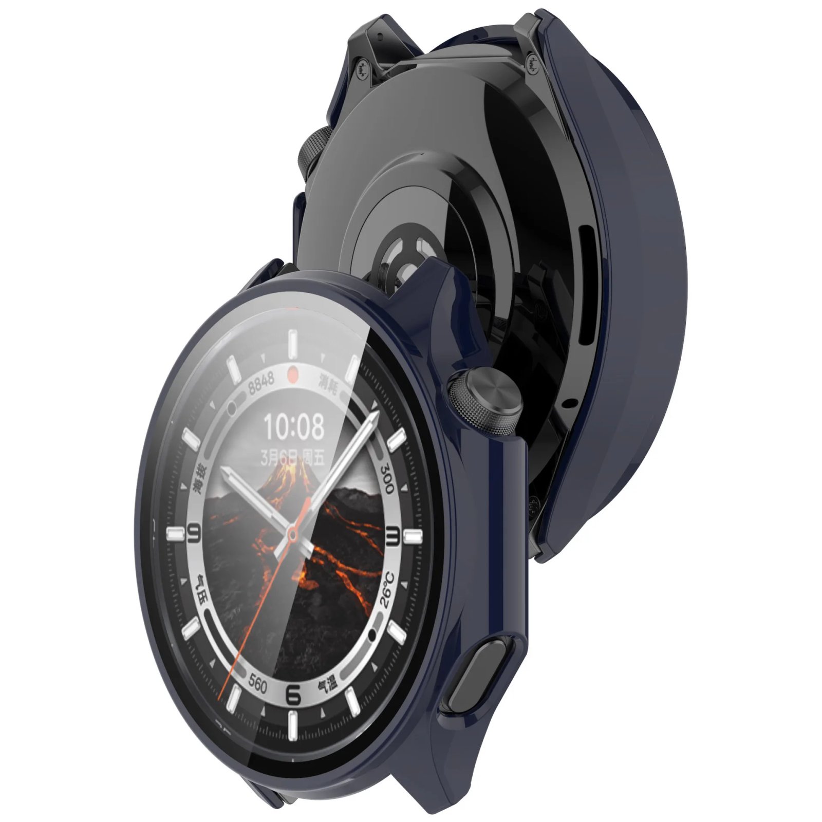 Tempered Glass+PC Cover For Oppo Watch X2 Case Soft TPU All-Around Screen Protector Watch Cases For Oneplus Watch 3 Accessories