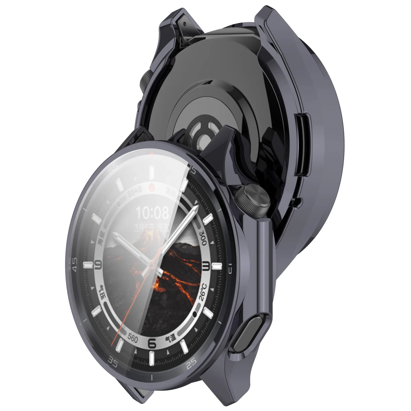 Tempered Glass+PC Cover For Oppo Watch X2 Case Soft TPU All-Around Screen Protector Watch Cases For Oneplus Watch 3 Accessories