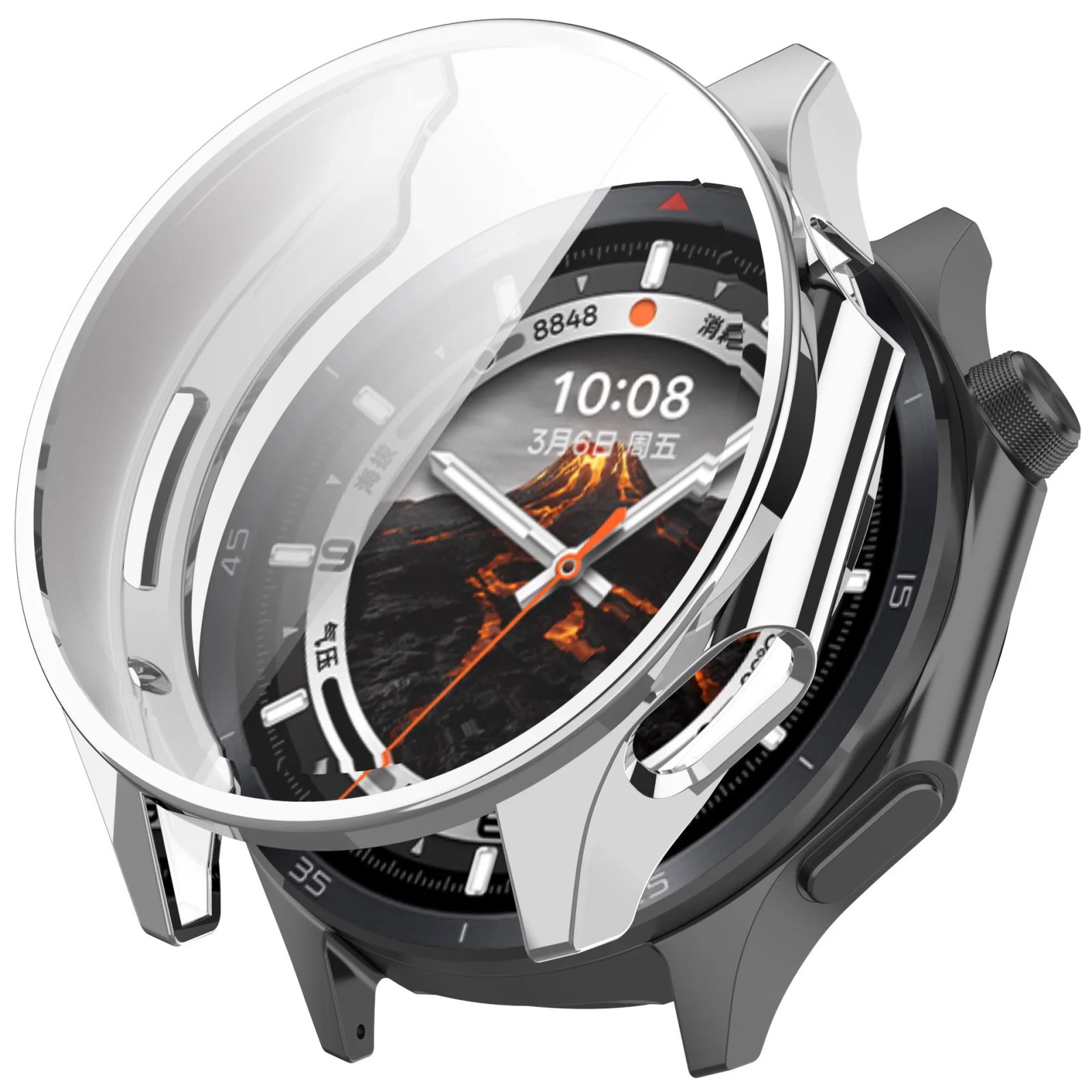 Tempered Glass+PC Cover For Oppo Watch X2 Case Soft TPU All-Around Screen Protector Watch Cases For Oneplus Watch 3 Accessories