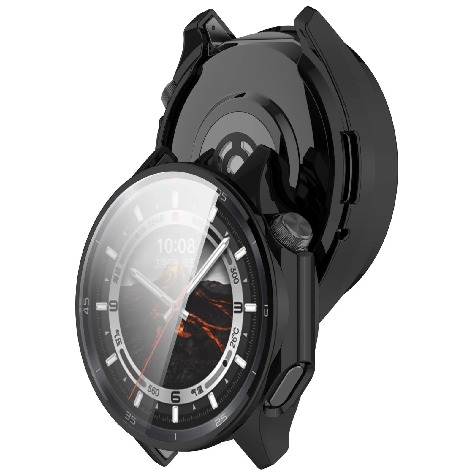 Tempered Glass+PC Cover For Oppo Watch X2 Case Soft TPU All-Around Screen Protector Watch Cases For Oneplus Watch 3 Accessories