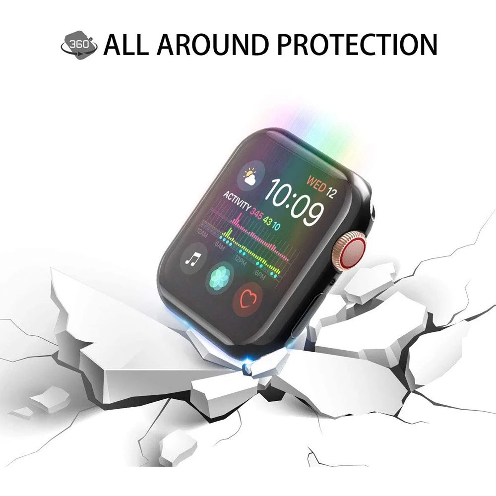 Screen Protector for Apple Watch Ultra 3 2 49 41 44 40 45 46 42mm TPU Bumper Cover Case for iWatch Series 11 10 9 8 7 SE 6 5 4
