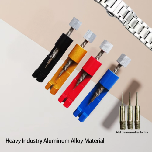 Metal Watch Repair Tool, Watch Bracelet Adjustment Tool with Watch Pin, Bracelet Link Pin Tool, Solvent Easy to Remove, Adjustme