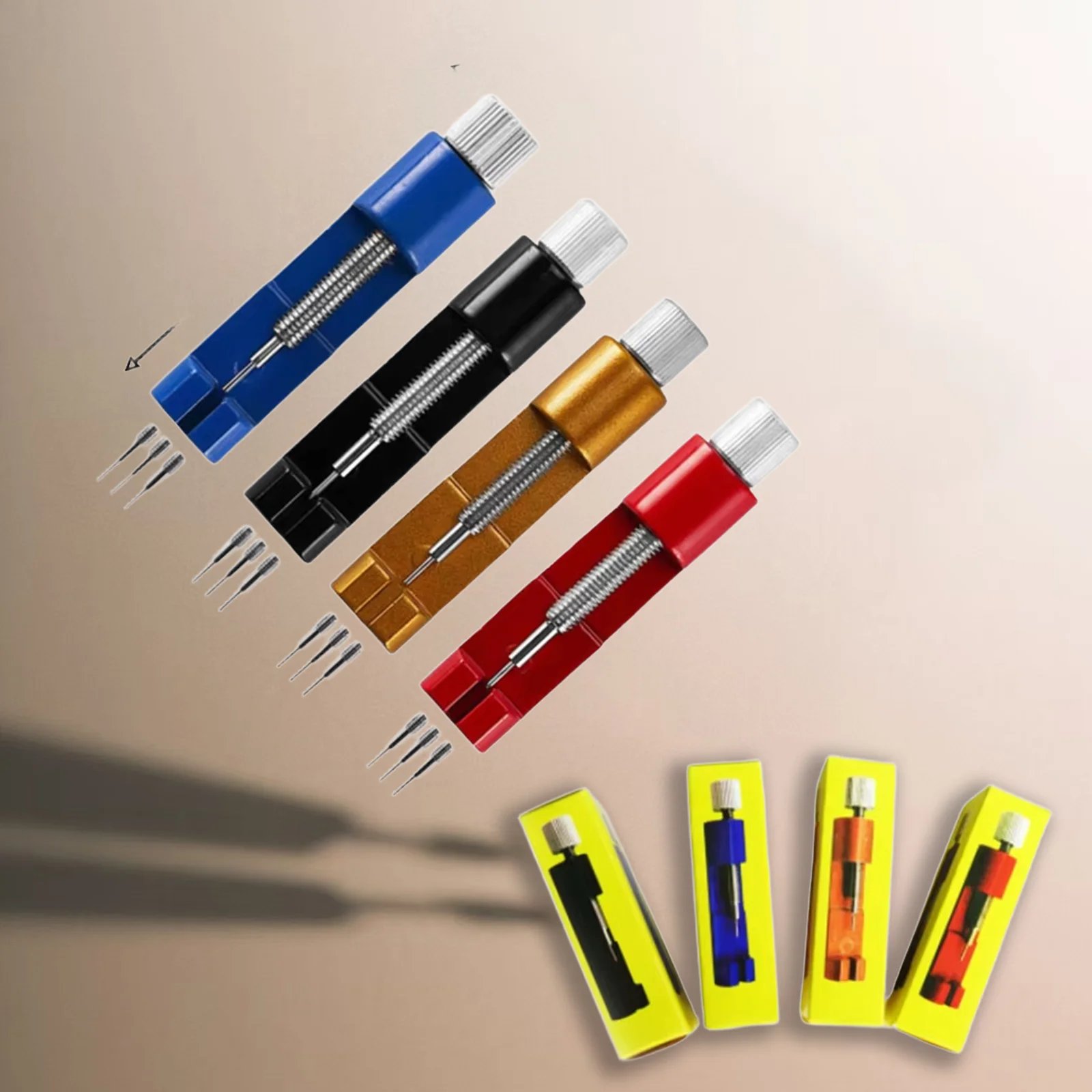 Metal Watch Repair Tool, Watch Bracelet Adjustment Tool with Watch Pin, Bracelet Link Pin Tool, Solvent Easy to Remove, Adjustme