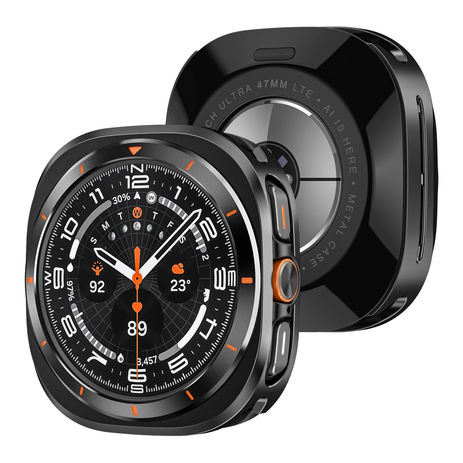 Aluminium Alloy Protective Case For Samsung Galaxy Watch Ultra 7 47mm Cover for SAMSUNG ULTRA 2025 Screen Protector Accessories