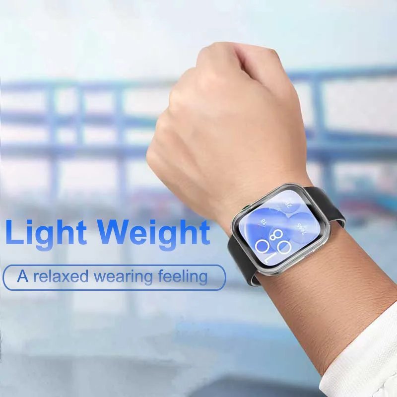PC Case For Huawei Watch Fit 3 With Tempered Glass Full Cover Hard Bumper Protective Screen Protector Galaxy Fit3 Accessories - Image 5