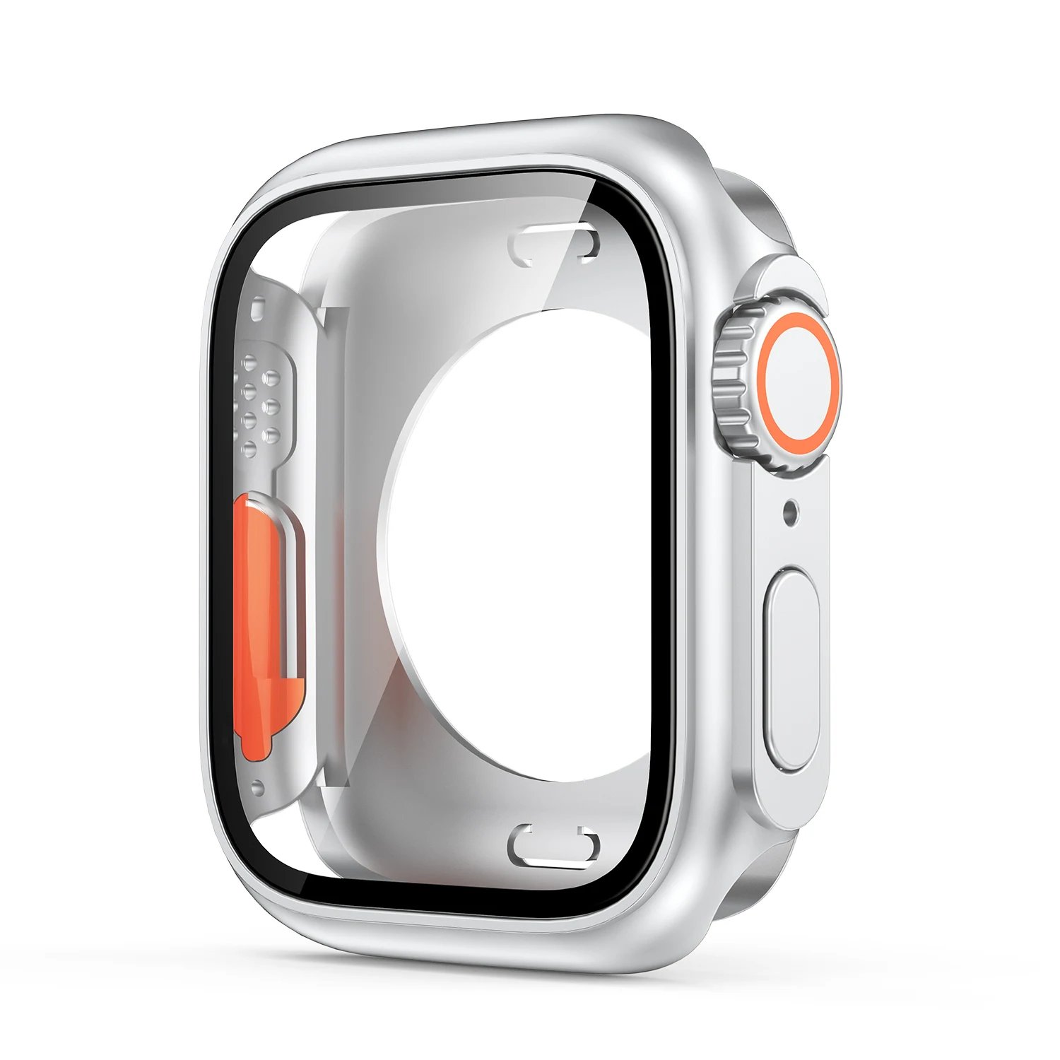 Screen Protector Cover for Apple Watch 45mm 44mm 40mm 41mm Hard PC Front Rear Bumper Case iwatch 9 8 7 SE 6 5 4 Change To Ultra Screen Protector Cover for Apple Watch 45mm 44mm 40mm 41mm Hard PC Front Rear Bumper Case iwatch 9 8 7 SE 6 5 4 Change To Ultra