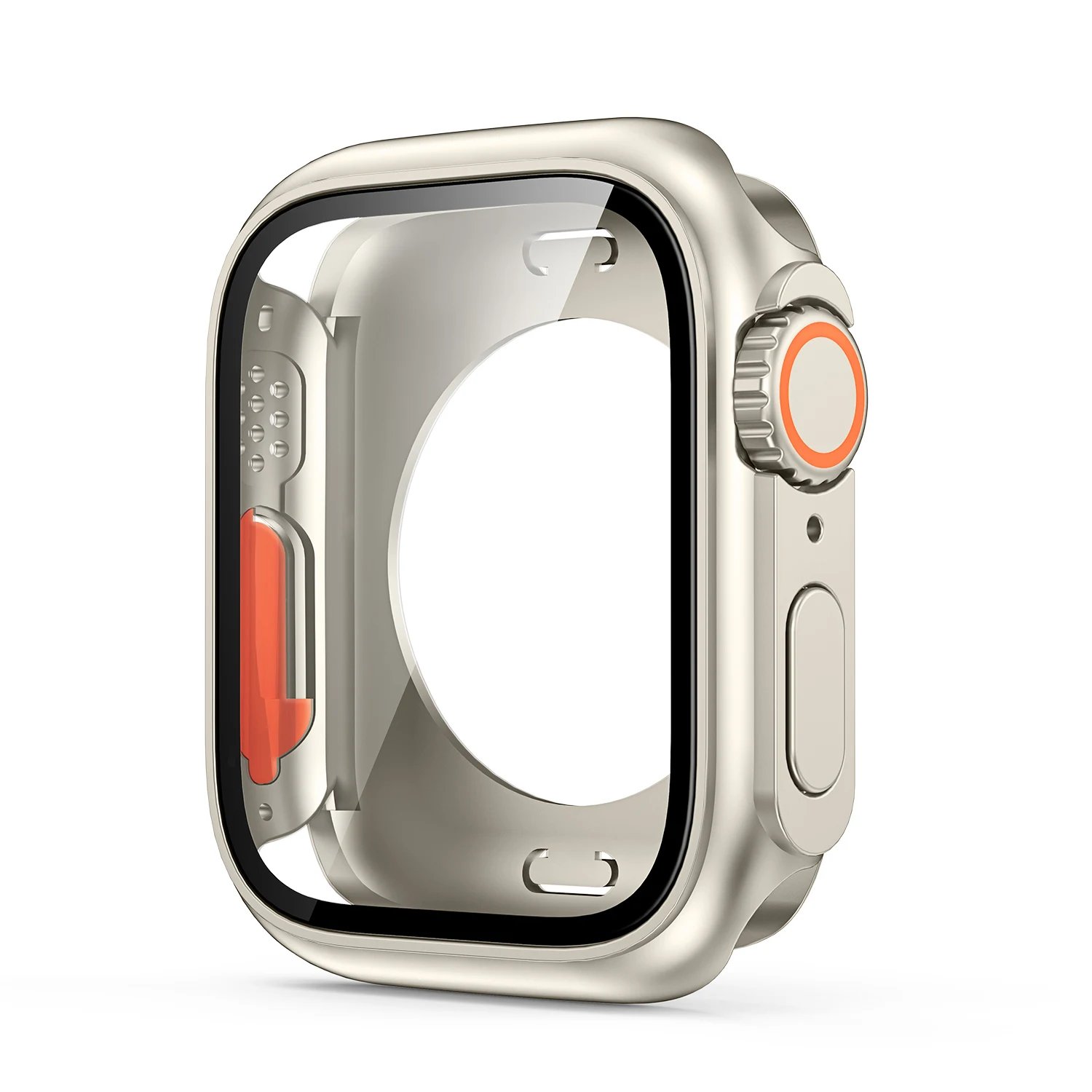 Screen Protector Cover for Apple Watch 45mm 44mm 40mm 41mm Hard PC Front Rear Bumper Case iwatch 9 8 7 SE 6 5 4 Change To Ultra Screen Protector Cover for Apple Watch 45mm 44mm 40mm 41mm Hard PC Front Rear Bumper Case iwatch 9 8 7 SE 6 5 4 Change To Ultra