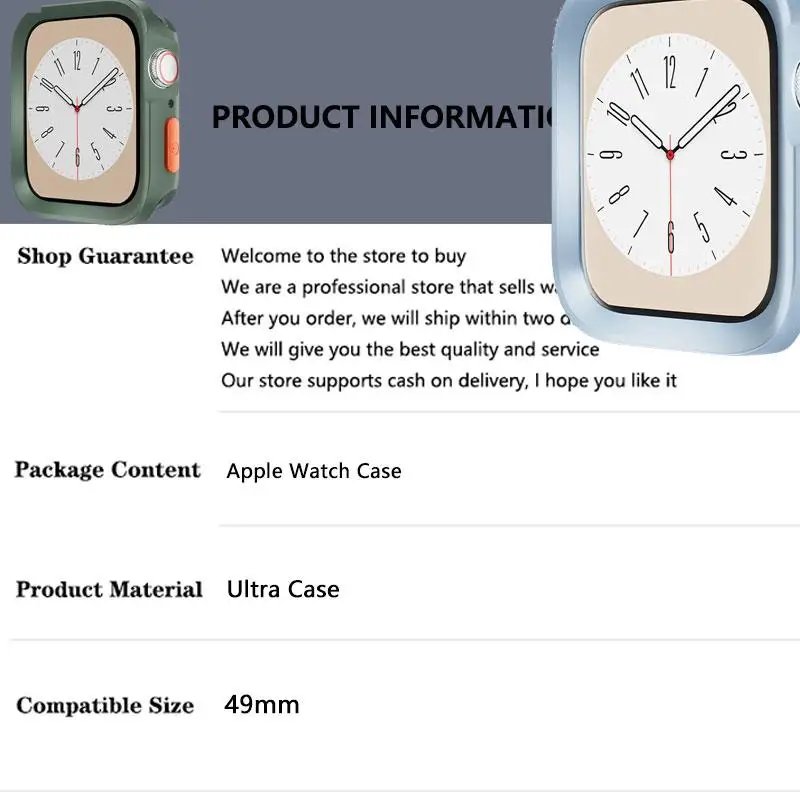 Bumper Soft Silicone Case For Apple Watch 10 9 8 7 6 SE 5 Anti-drop Matte Cover For iwatch 49mm 41mm 42mm 46mm 40mm 44mm 45 mm