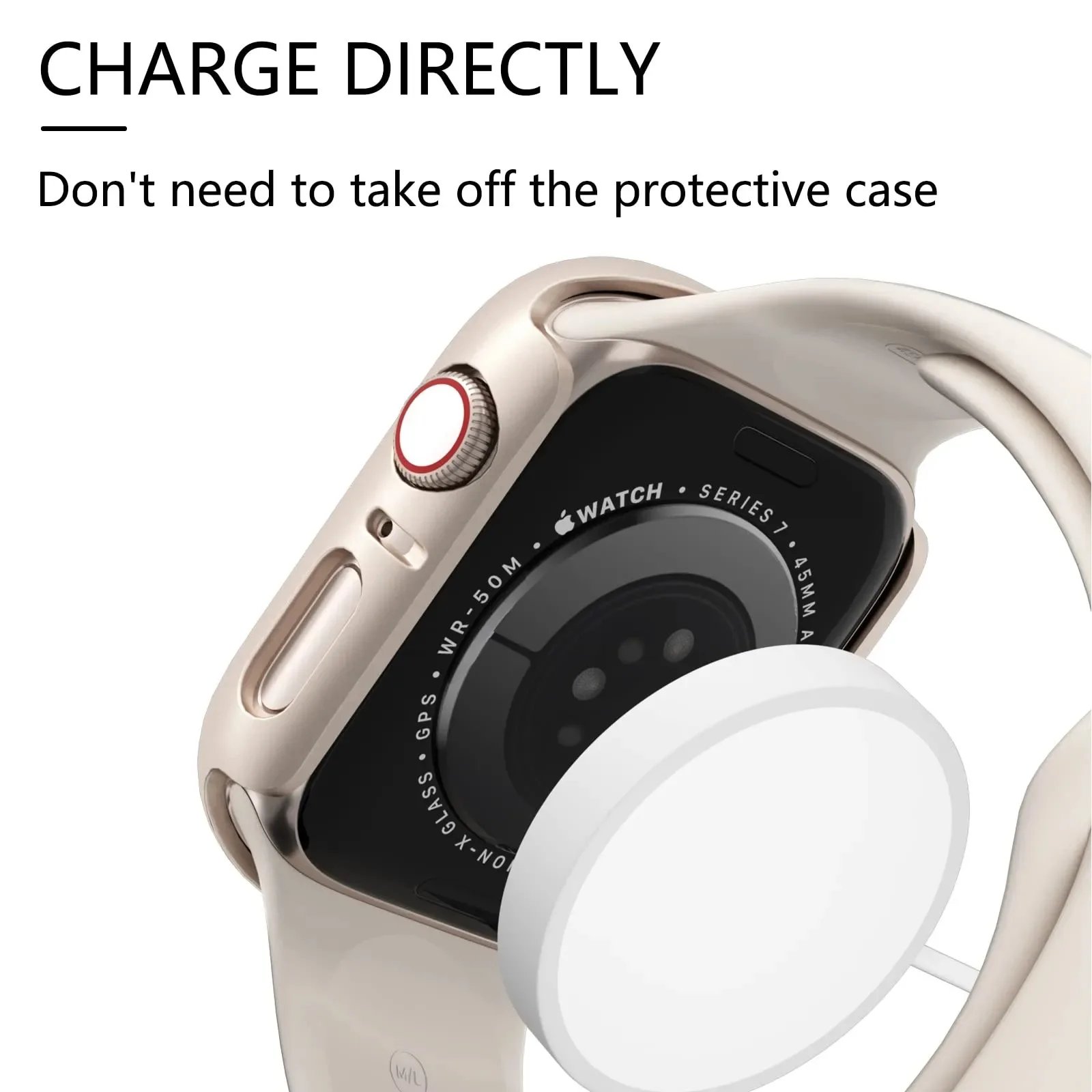 Glass+Cover For Apple Watch case 46mm 44mm 40mm 45mm 41mm 42mm 38mm Screen Protector iwatch series 10 9 8 7 6 5 3 SE Accessories