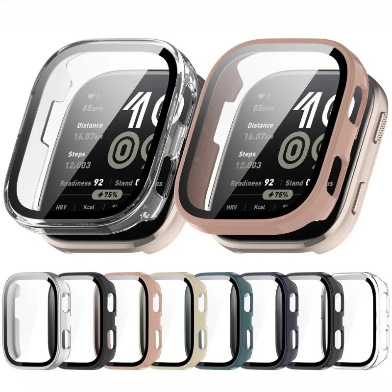 PC Case+Glass For Amazfit Bip 6 Anti-scratch Film Bumper Tempered Glass Screen Protector Cover for Amazfit Bip6 Accessories