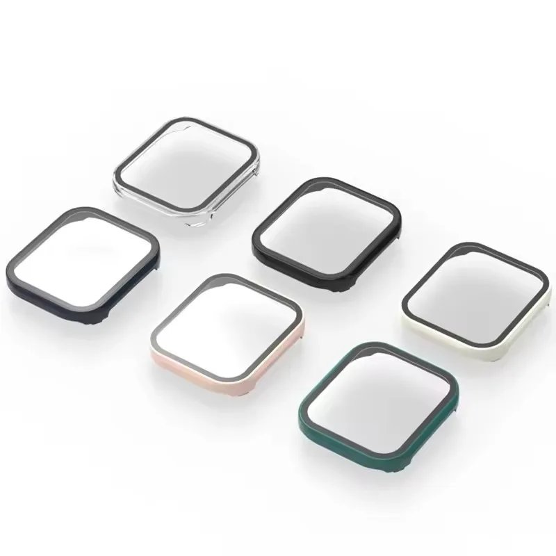 PC Case+Glass For Amazfit Bip 6 Anti-scratch Film Bumper Tempered Glass Screen Protector Cover for Amazfit Bip6 Accessories
