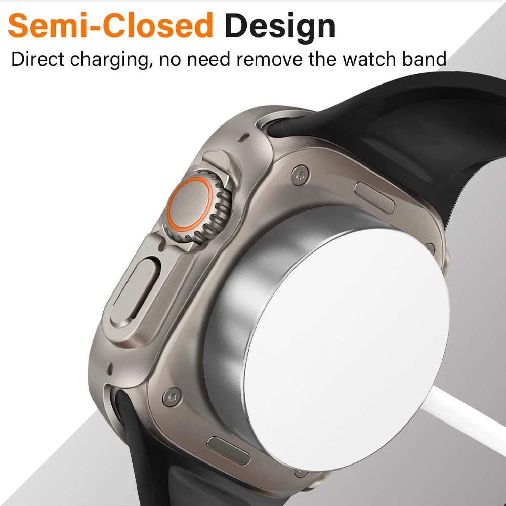 Cover For Apple Watch Ultra 3 Case 49mm Accessories PC Shockproof Bumper+Tempered Glass Screen Protector iwatch Series Ultra 2 - Image 5