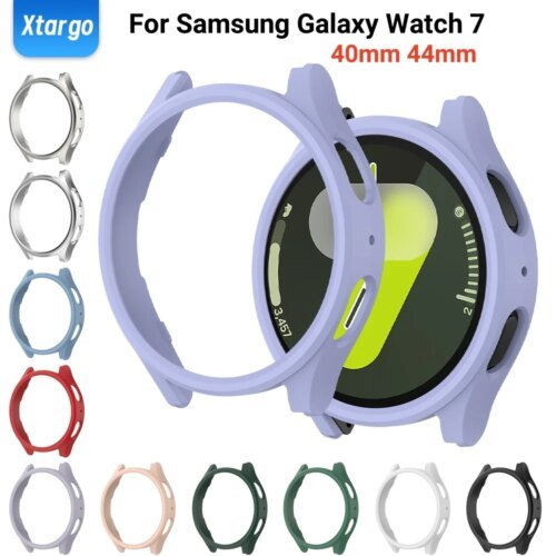 PC Case for Samsung Galaxy Watch 7 40mm 44mm Smartwatch Cover Protective Hollow Bumper All-Around for Galaxy Watch 7 Accessories