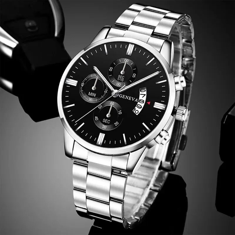 Fashion Men Watch Luxury Calendar Quartz Wrist Watch Business Watches Man Clock Male Bracelet Wristwatch - Image 3