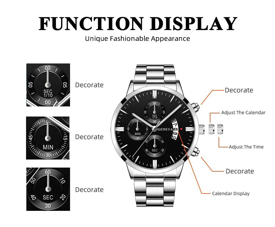 Fashion Men Watch Luxury Calendar Quartz Wrist Watch Business Watches Man Clock Male Bracelet Wristwatch Fashion Men Watch Luxury Calendar Quartz Wrist Watch Business Watches Man Clock Male Bracelet Wristwatch