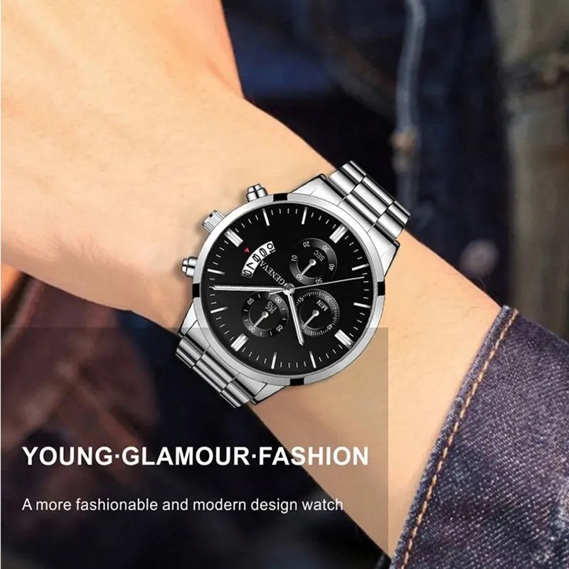 Fashion Men Watch Luxury Calendar Quartz Wrist Watch Business Watches Man Clock Male Bracelet Wristwatch - Image 6
