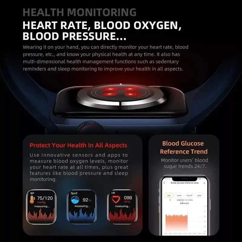 GPS Smart Watch Men For Apple Watch 10 Series Always On Display Body Temperature BT Call NFC Women Smartwatch For IOS Android - Image 6